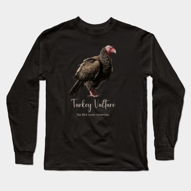 Turkey Vulture - The Bird Lover Collection Long Sleeve T-Shirt by goodoldvintage